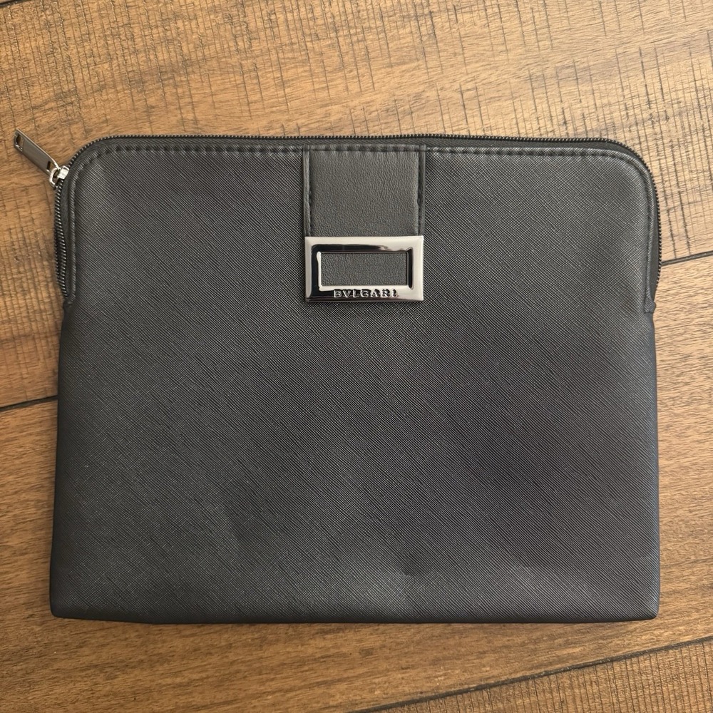 Bulgari Bvlgari Black Multi Use Bag With Sleek Design Never Used